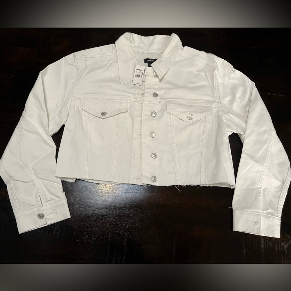 Express oversized cropped jacket